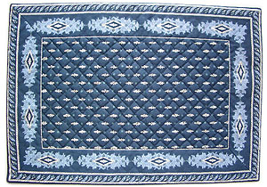 Provence Tea mat (Fanny. navy) - Click Image to Close